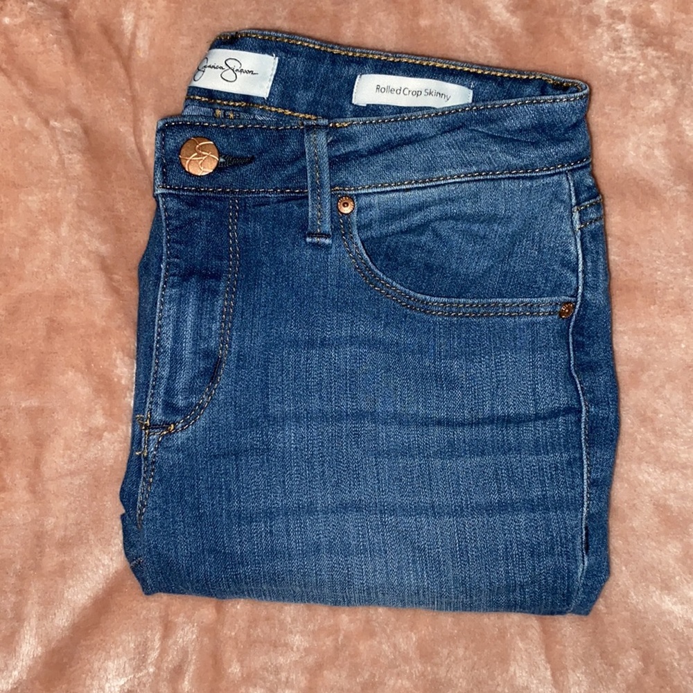 Jessica Simpson Cropped Skinny Jeans